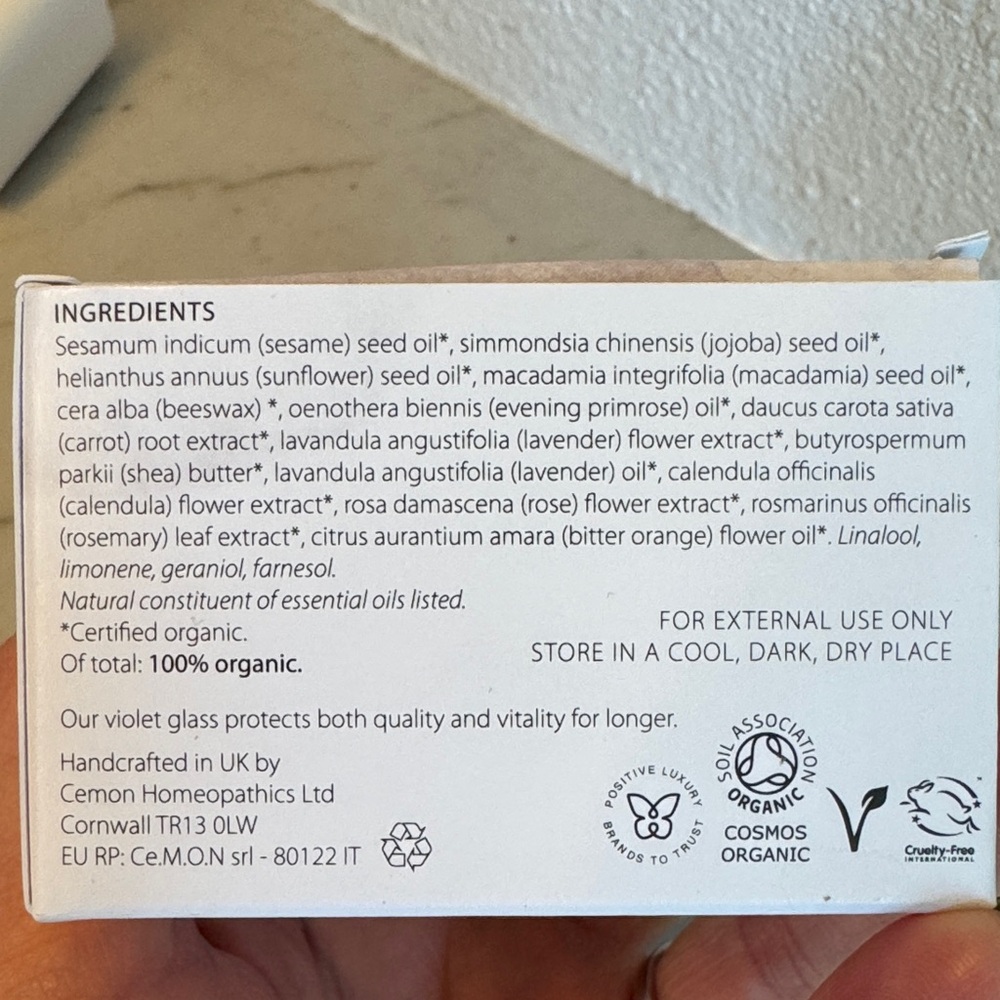 Inlight Beauty Night Balm - Organic Skincare - Picture 3 of 7